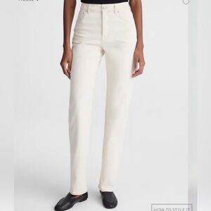 Madewell - the perfect vintage straight leg cream jean